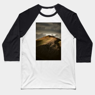Fall Sunset Mountain Top Baseball T-Shirt